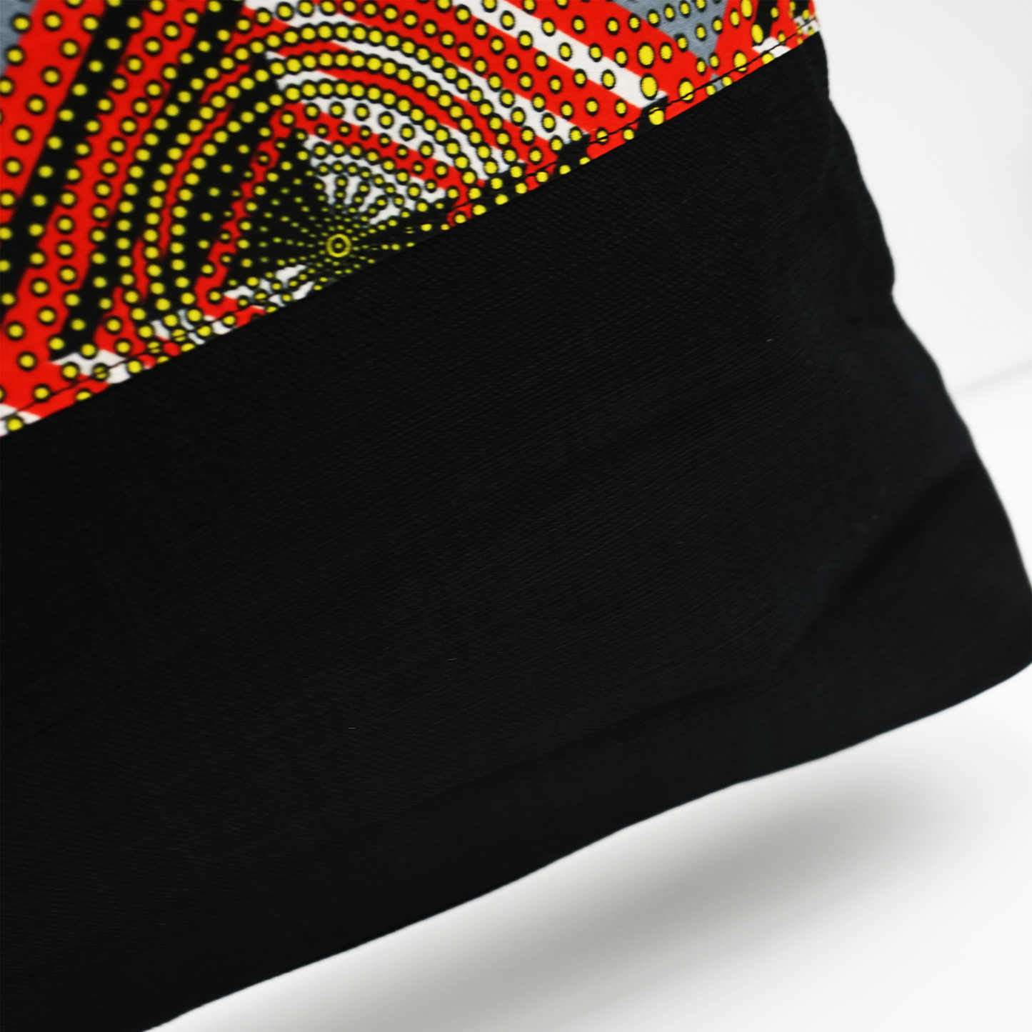 Sac fourre-tout concentrique en coton Ankara
