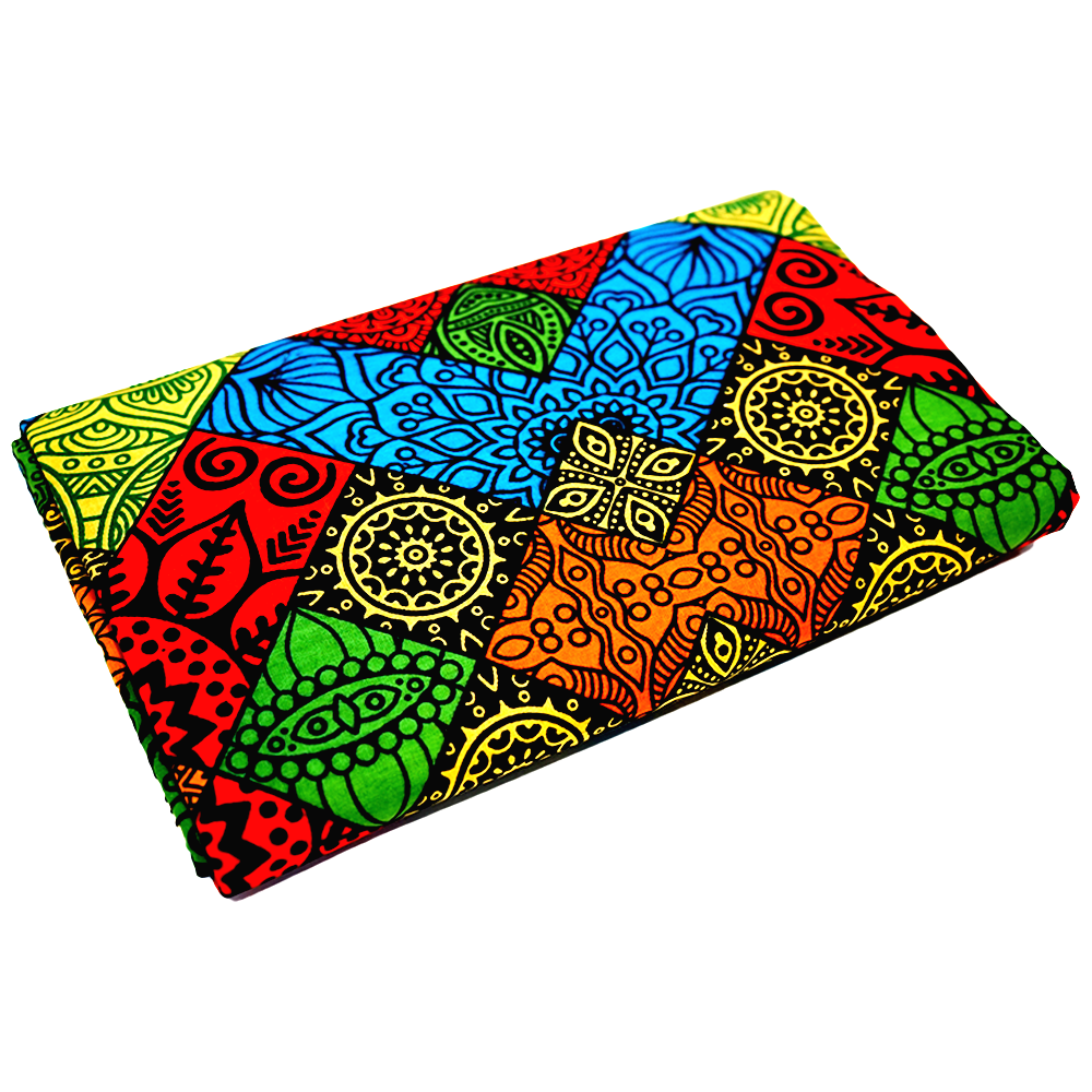 Abstract Canvas Tiles Ankara Fabric