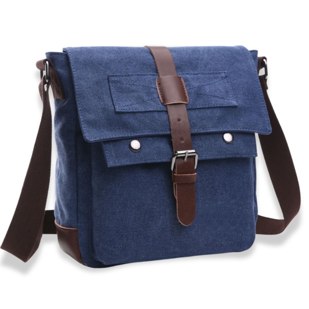 Compact Retro Canvas Crossbody