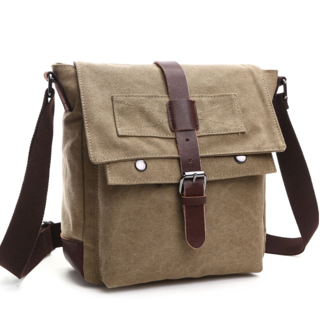 Compact Retro Canvas Crossbody