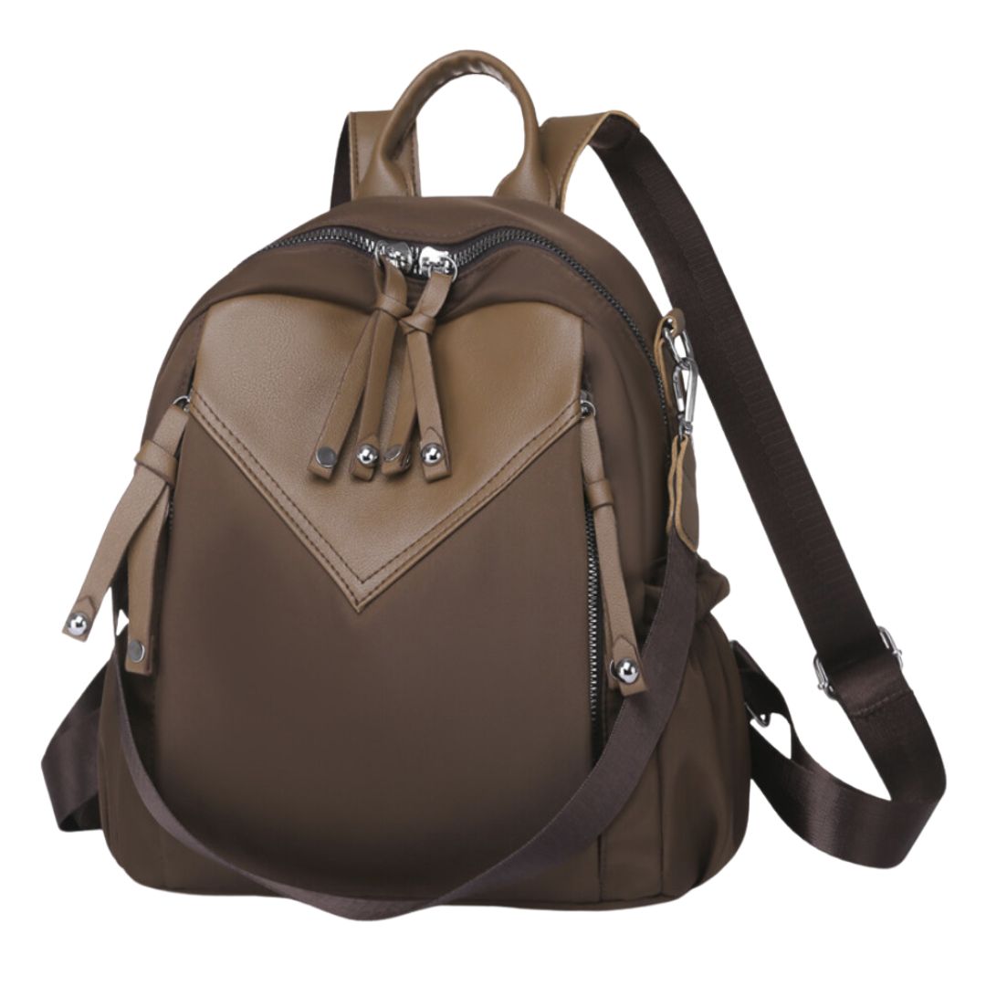 Double Zip Mini Backpack