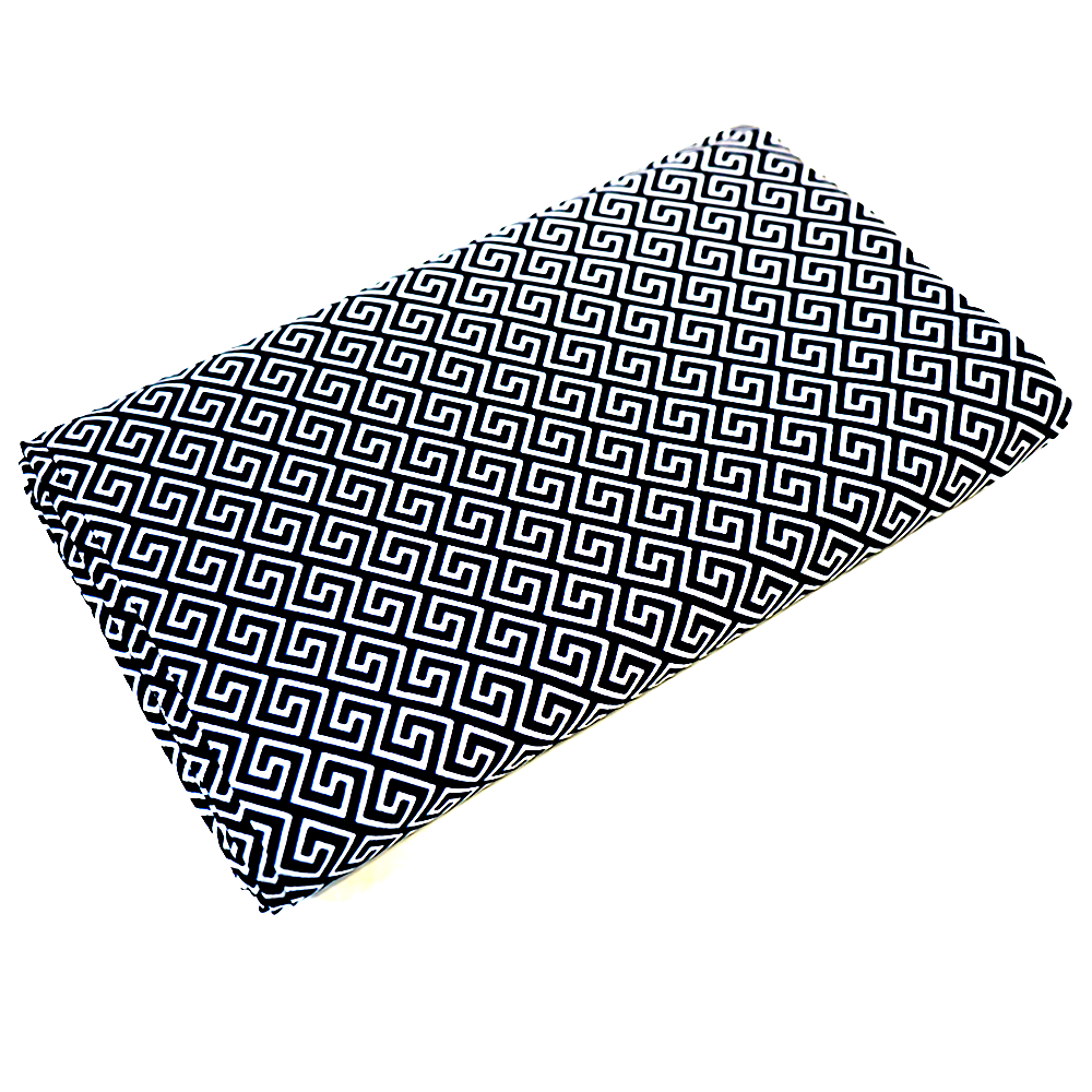 Monochrome Key Ankara Cotton Fabric