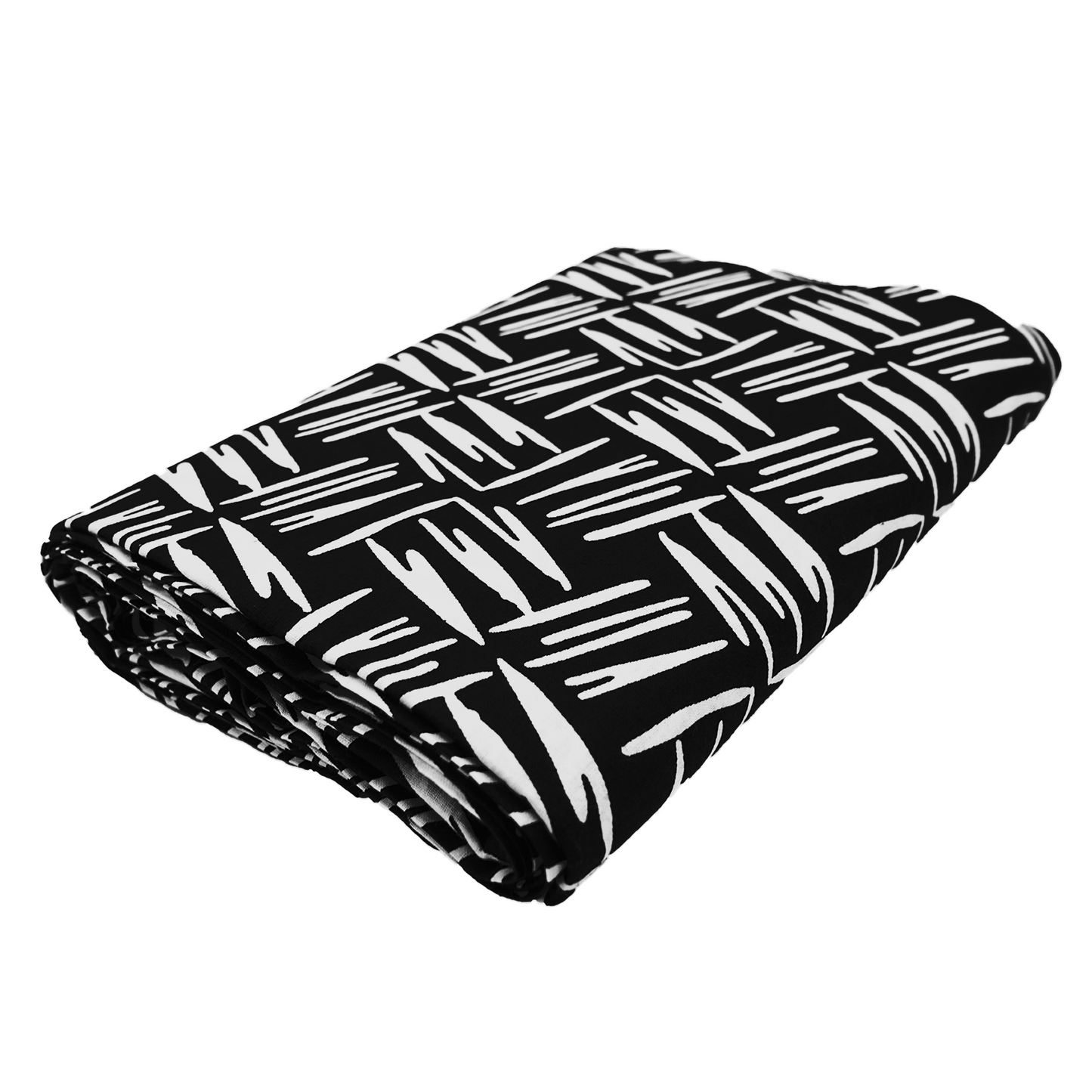 Monochrome Mix Ankara Cotton Fabric