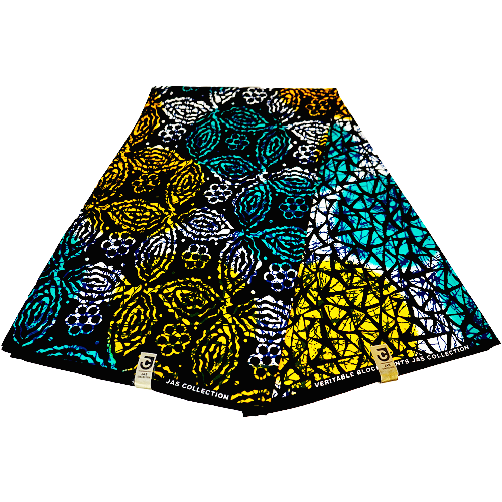 Multicolor Tribal Fusion Ankara Fabric
