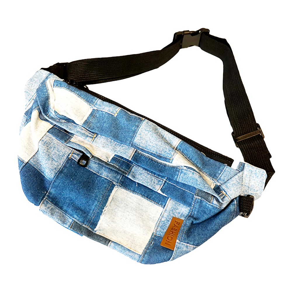 Patchwork Block Chest Bag