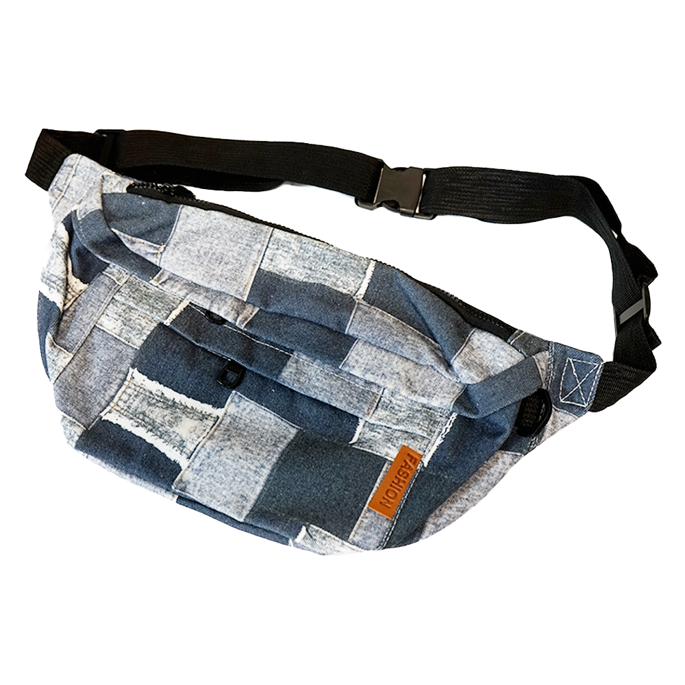 Patchwork Block Chest Bag