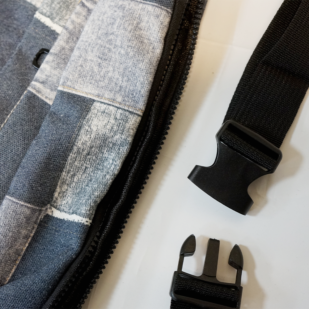 Patchwork Block Chest Bag