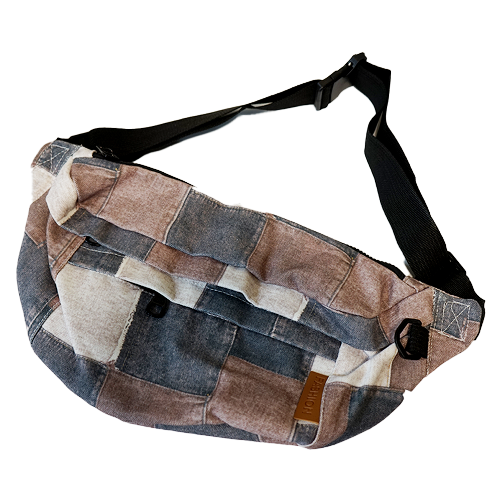 Patchwork Block Chest Bag