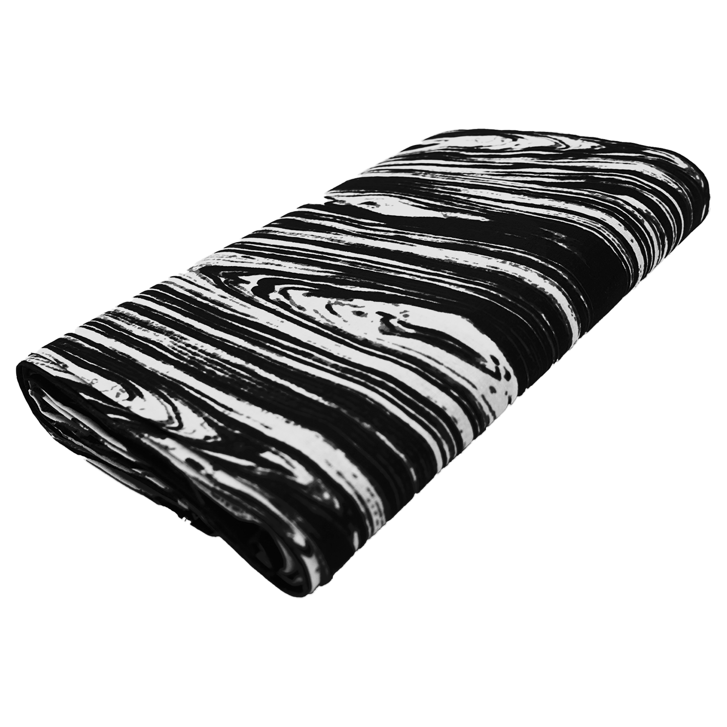 Monochrome Maple Ankara Cotton Fabric