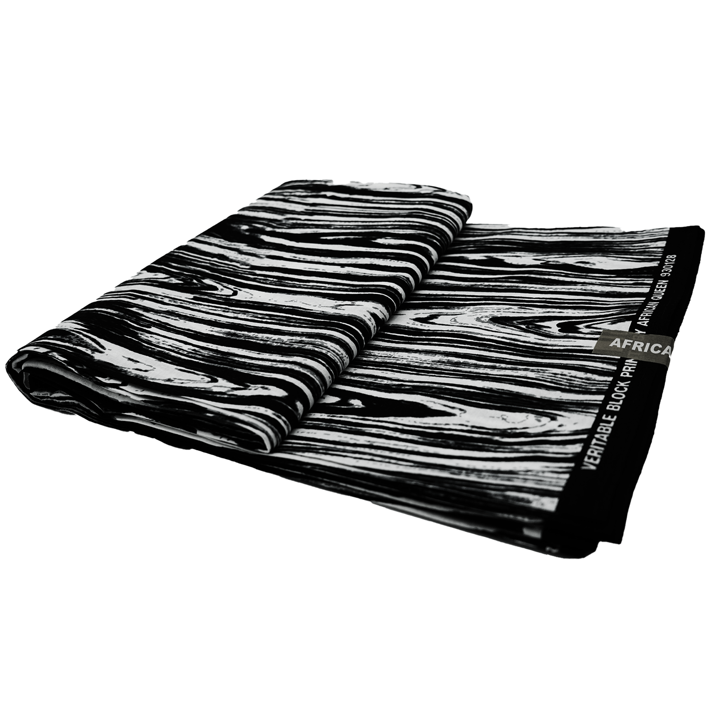 Monochrome Maple Ankara Cotton Fabric