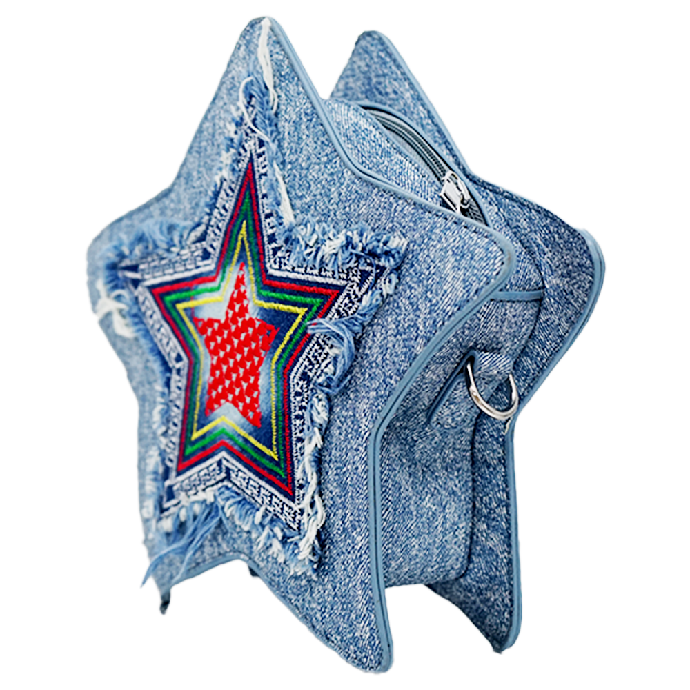 star shaped crossbody bag