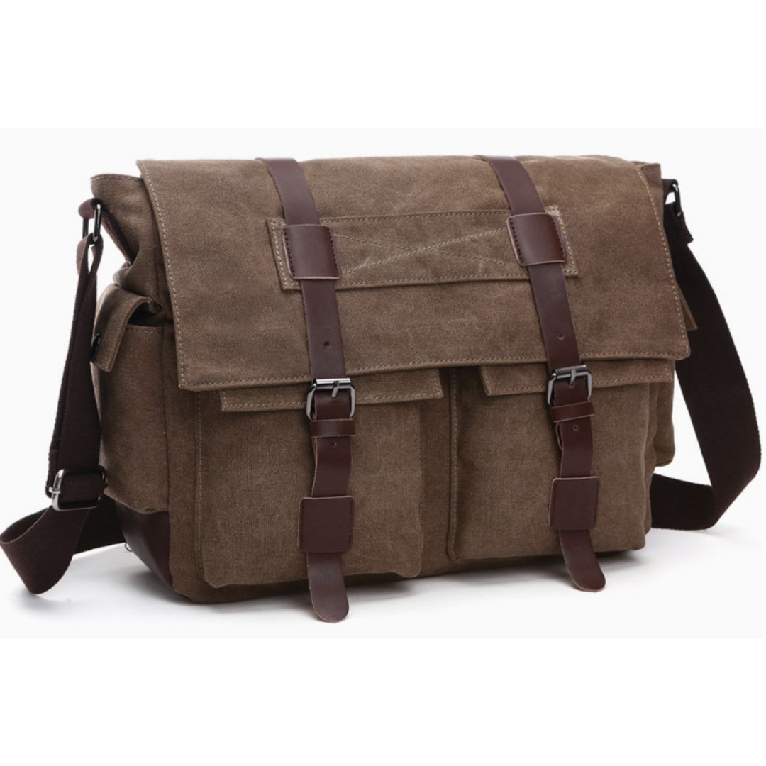Retro Canvas Crossbody Bag