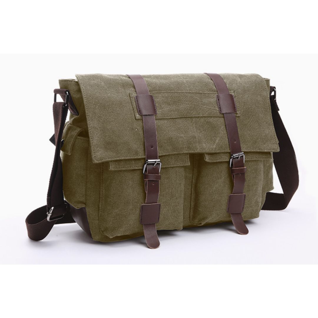Retro Canvas Crossbody Bag