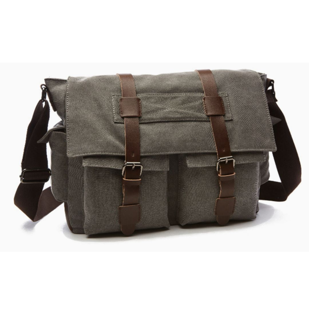 Retro Canvas Crossbody Bag