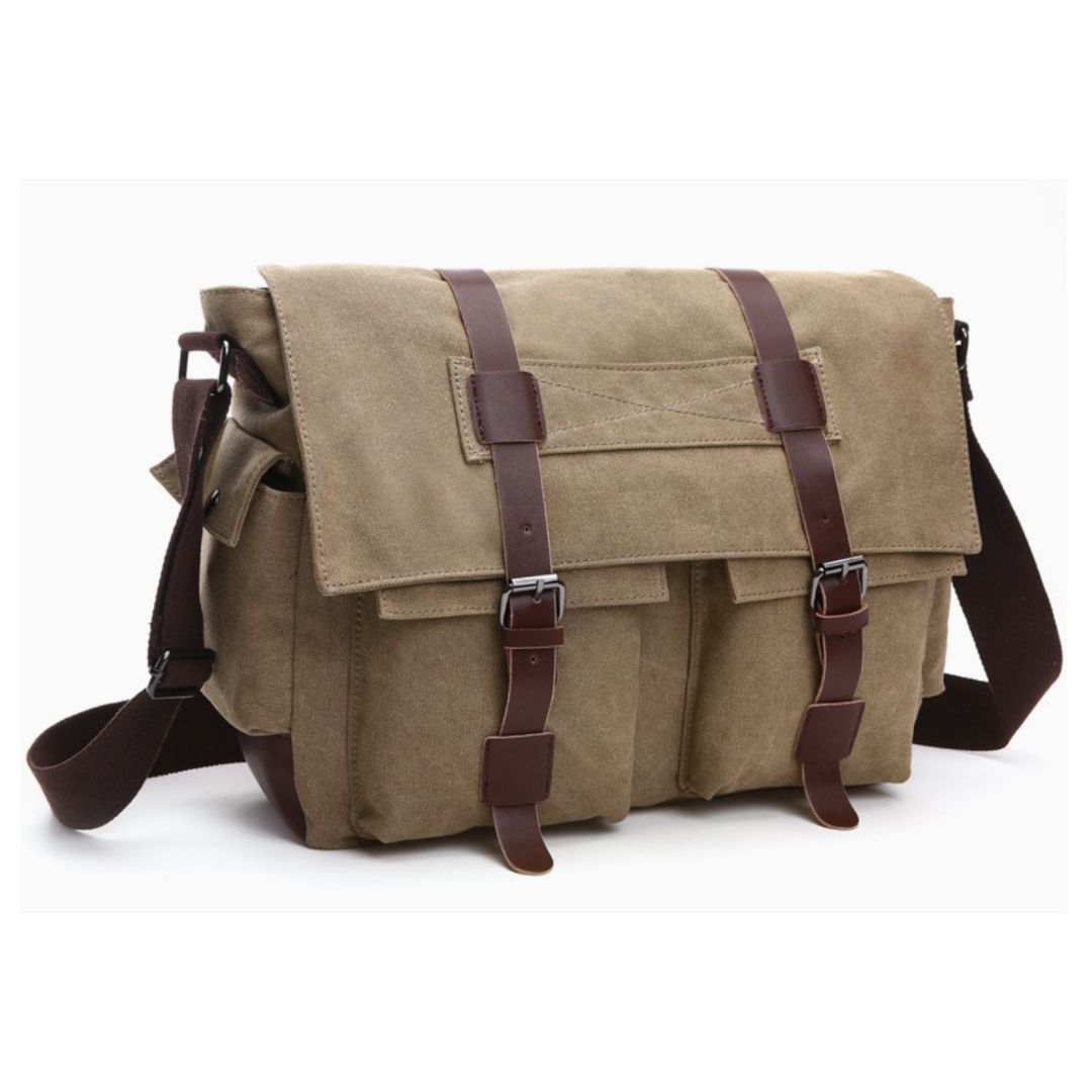 Retro Canvas Crossbody Bag