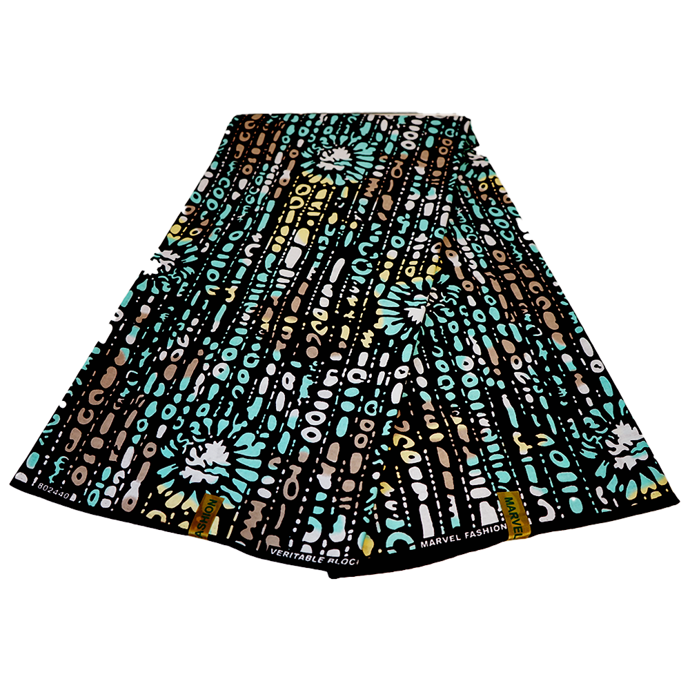 Vivid Splash Ankara Fabric