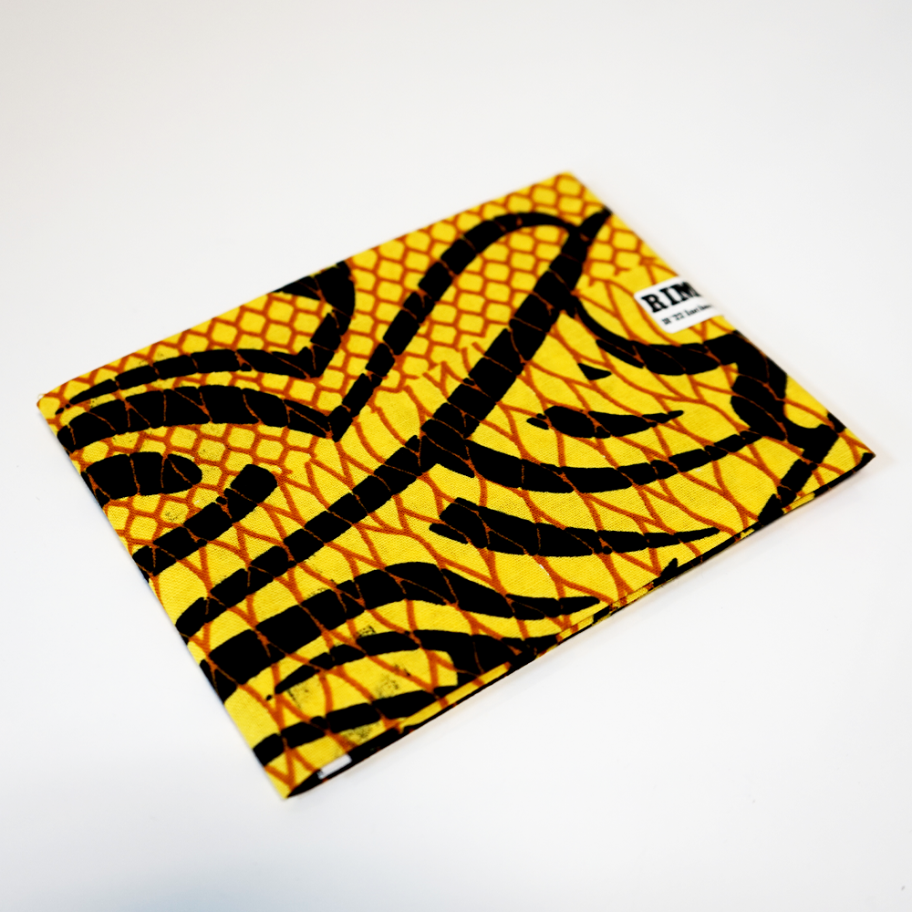 Yellow and Black Ankara Cotton Fabric