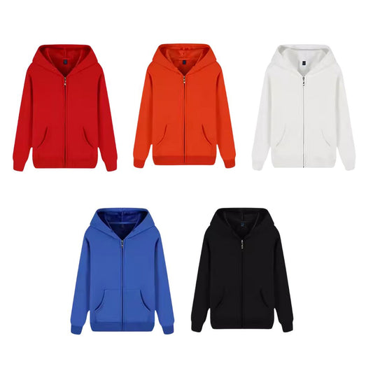 Hoodie: Thick silver Fox Velvet Zipper