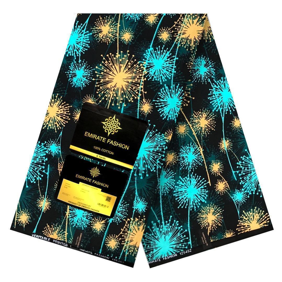 Midnight Spark Ankara Fabric